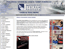 Tablet Screenshot of centrum-nadruku.pl